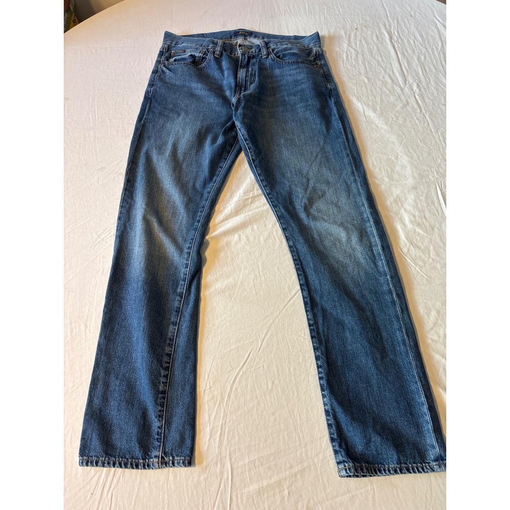 Polo Ralph Lauren Straight Leg Jeans‎ Mens 32x32 Blue Medium Wash Denim